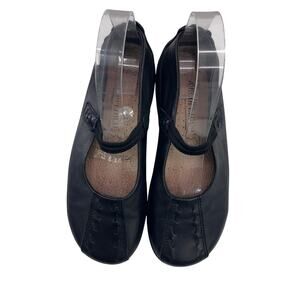 Arcopedico Black Leather Control 2 Ergonomic Portugal Shawna Mary Jane Shoes